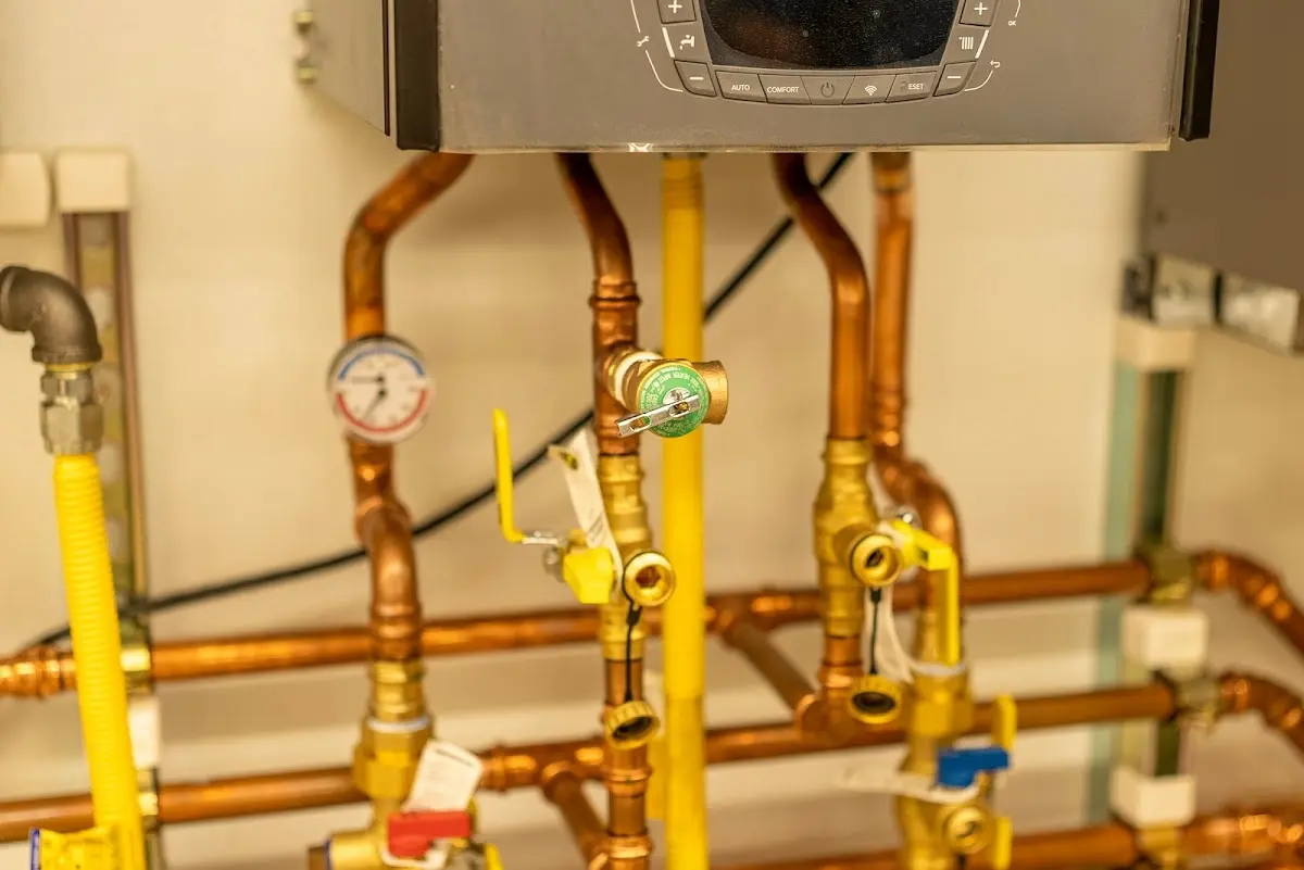 Licensed technician providing Water Heater Installation for a homeowner in Scott AFB